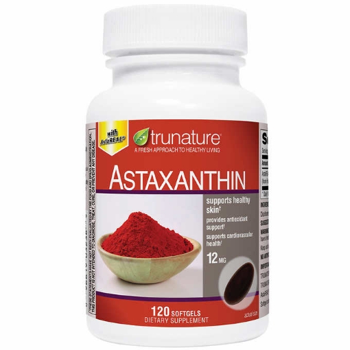 Picture of Viên uống chống oxy hóa Trunature Astaxanthin 12 mg, 120 viên
