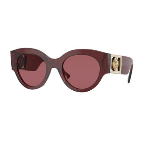 Picture of VERSACE Dark Violet Oval Ladies Sunglasses