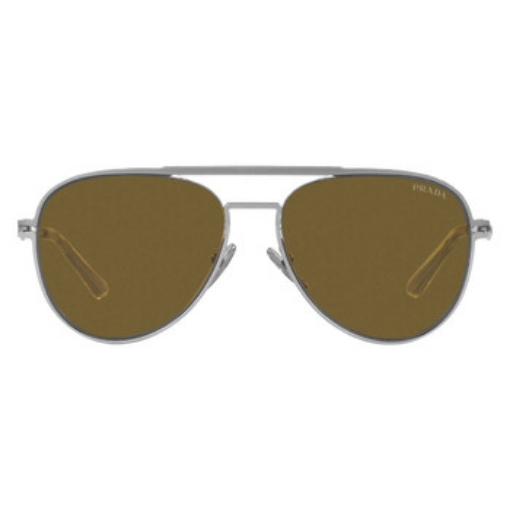 Picture of PRADA Dark Brown Aviator Men's Sunglasses