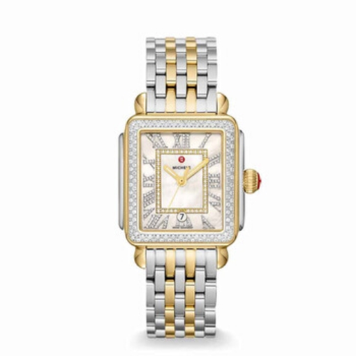 Picture of MICHELE Deco Madison Quartz Silver Dial Ladies Watch