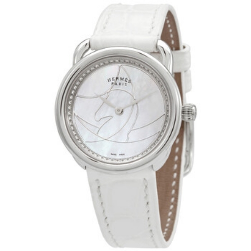 Picture of HERMES Arceau Cavales Quartz Mother of Pearl Dial Ladies Watch