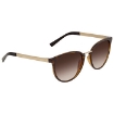 Picture of VERSACE Brown Gradient Round Sunglasses