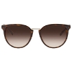 Picture of VERSACE Brown Gradient Round Sunglasses