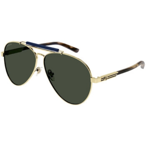 Picture of GUCCI Green Pilot Men's Sunglasses