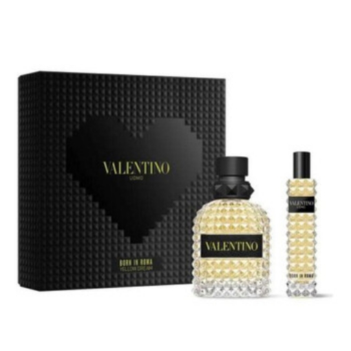 Picture of VALENTINO GARAVANI Men's Uomo Born In Roma Yellow Dream Gift Set Fragrances