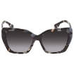 Picture of BURBERRY Tamsin Grey Gradient Butterfly Ladies Sunglasses