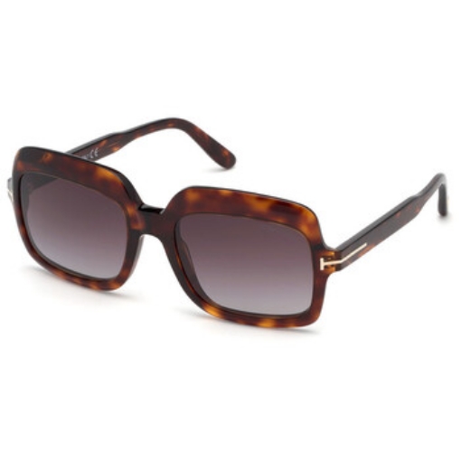 Picture of TOM FORD Wallis Bordeaux Gradient Square Ladies Sunglasses