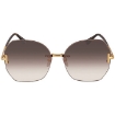 Picture of TOM FORD Brown Gradient Butterfly Ladies Sunglasses