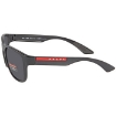 Picture of PRADA LINEA ROSSA Polarized Grey Square Men's Sunglasses