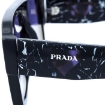 Picture of PRADA Violet Mirrored Internal Silver Pilot Men's Sunglasses