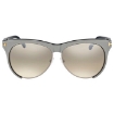 Picture of TOM FORD Leona Brown Mirror Oval Ladies Sunglasses