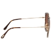 Picture of TOM FORD Joey Gradient Brown Cat Eye Ladies Sunglasses