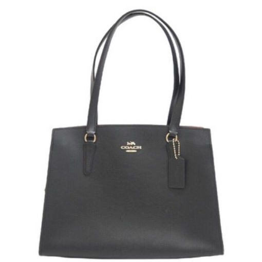 Picture of COACH Black Leather Tatum Carryall