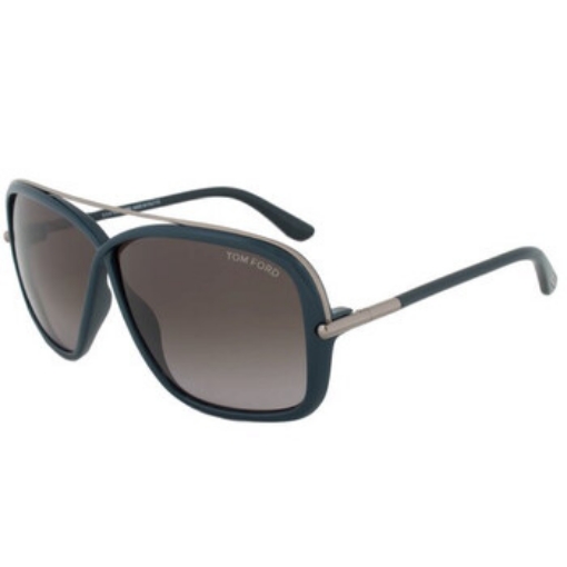 Picture of TOM FORD Brenda Green Gradient Butterfly Ladies Sunglasses