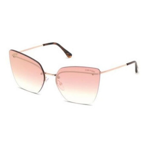 Picture of TOM FORD Camilla Brown Gradient Butterfly Ladies Sunglasses