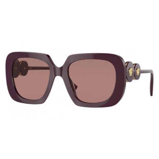 Picture of VERSACE Brown Square Ladies Sunglasses