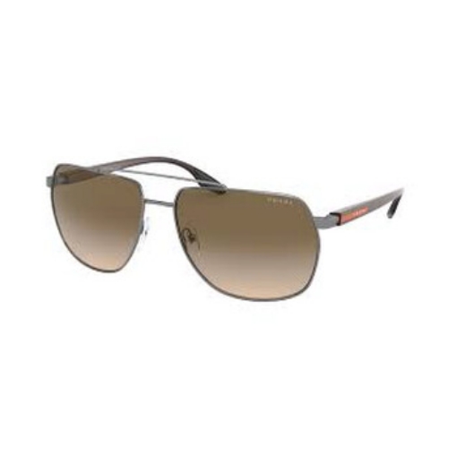 Picture of PRADA LINEA ROSSA Brown Gradient Navigator Men's Sunglasses