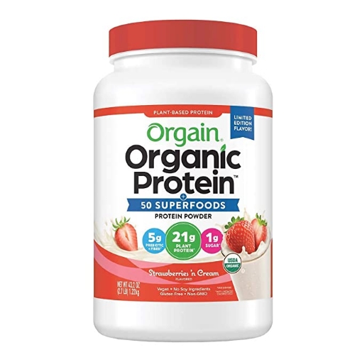 Picture of Bột Protein hữu cơ Orgain Organic Protein 1.22kg hương Strawberries’n Cream