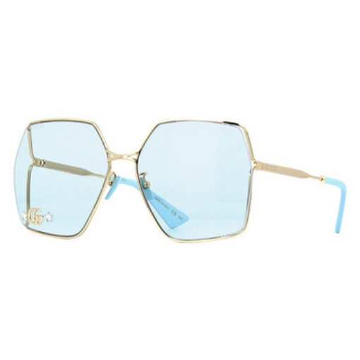 Picture of GUCCI Light Blue Square Ladies Sunglasses