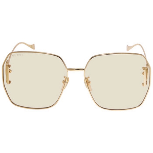 Picture of GUCCI Yellow Oversized Ladies Sunglasses