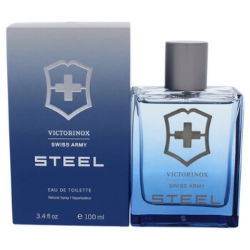 Picture of VICTORINOX Men's Swiss Army Steel EDT Spray 3.4 oz Fragrances