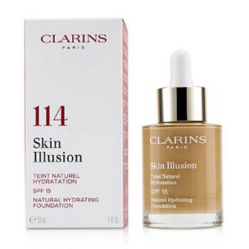 Picture of CLARINS - Skin Illusion Natural Hydrating Foundation SPF 15 # 114 Cappuccino 30ml/1oz