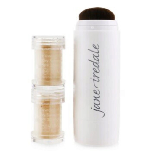 Picture of JANE IREDALE Ladies Powder Me Refillable Brush (1x Brush, 2x Refills) Tanned Makeup