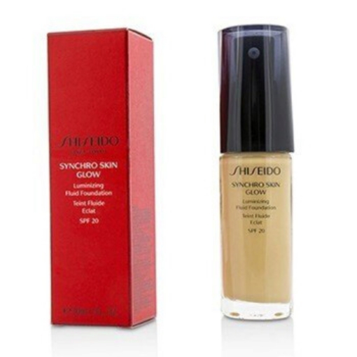 Picture of SHISEIDO - Synchro Skin Glow Luminizing Fluid Foundation SPF 20 - # Golden 3 30ml/1oz