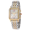 Picture of MICHELE Deco Chronograph Quartz Diamond White Mother of Pearl Dial Ladies Watch