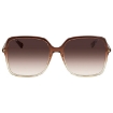 Picture of GUCCI Purple Gradient Square Ladies Sunglasses