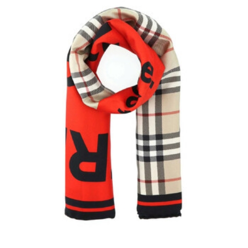 Picture of BURBERRY Montage Print Square Scarf