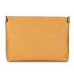 Picture of BURBERRY Limestone / Yellow Marias Bicolor Large Leather Clutch