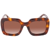 Picture of BURBERRY Brown Gradient Oversized Ladies Sunglasses