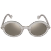 Picture of MONCLER Smoke Mirror Round Ladies Sunglasses