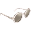 Picture of MONCLER Smoke Mirror Round Ladies Sunglasses