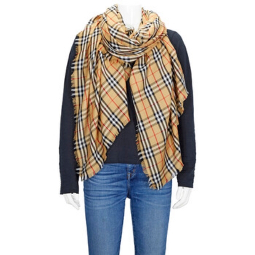 Picture of BURBERRY Vintage Check Lightweight Cashmere Scarf