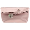 Picture of BURBERRY Small Pin Satin Clutch in Pale Orchid