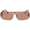 Picture of BURBERRY Pink Rectangular Ladies Sunglasses