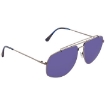 Picture of TOM FORD GEORGES Blue Pilot Men's Sunglasses