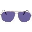 Picture of TOM FORD GEORGES Blue Pilot Men's Sunglasses