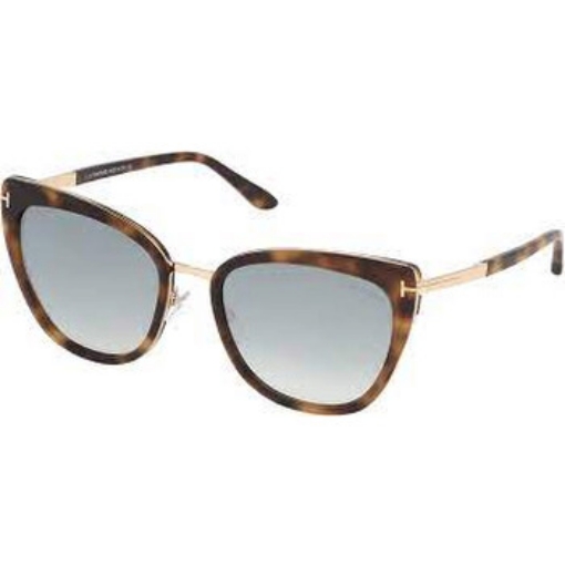 Picture of TOM FORD Simona Blue Cat Eye Ladies Sunglasses