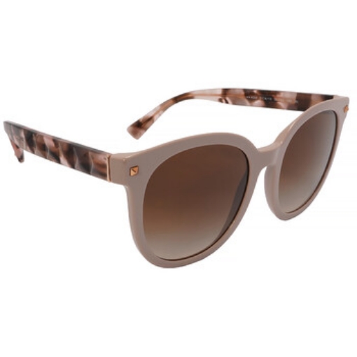 Picture of VALENTINO GARAVANI Brown gradient Round Ladies Sunglasses