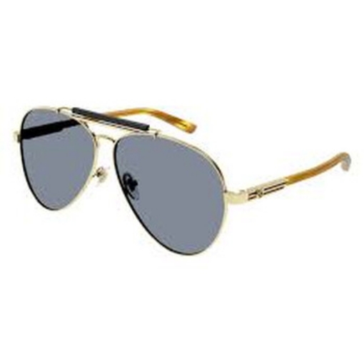 Picture of GUCCI Grey Pilot Men's Sunglasses