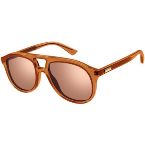 Picture of GUCCI Orange Pilot Men's Sunglasses