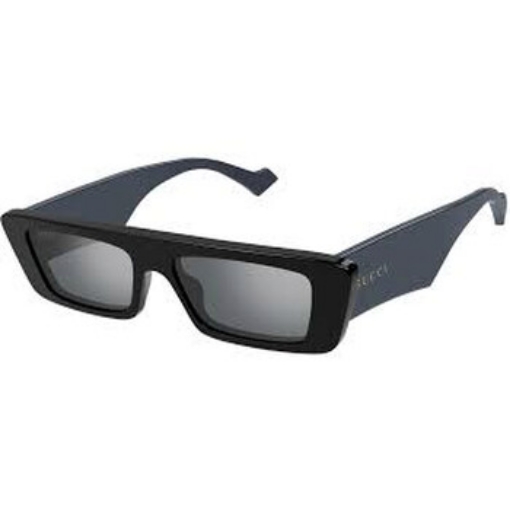 Picture of GUCCI Silver Rectangular Men's Sunglasses