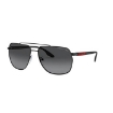 Picture of PRADA LINEA ROSSA Grey Gradient Pilot Men's Sunglasses