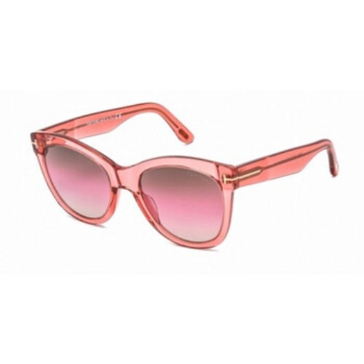 Picture of TOM FORD Wallace Pink Brown Gradient Cat Eye Ladies Sunglasses