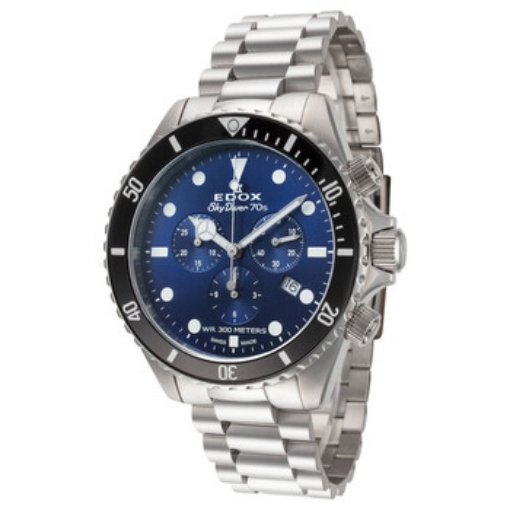 Picture of EDOX SkyDiver Chronograph Quartz Blue Dial Men's Watch