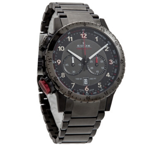 Picture of EDOX Chronorally 1 Chronograph Quartz Black Dial Men's Watch