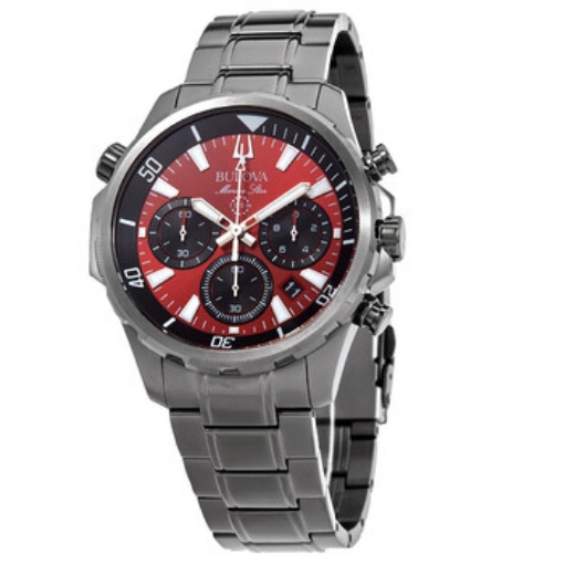 Picture of BULOVA Marine Star Chronograph Quartz Red Dial Men's Watch